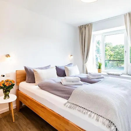 Prora - Mit Balkon, Meerblick Und Waschmaschine - Oase Apartamento *